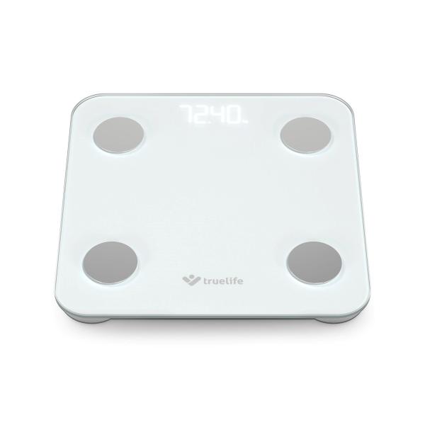 TrueLife FitScale W1 BT White - bioelektrická impedanční bluetooth váha1