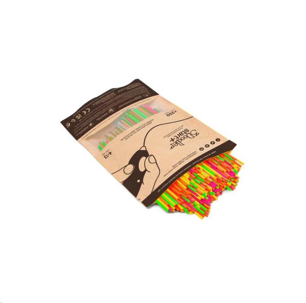 3Doodler náplň ECO-PCL pro 3D pero Start+ 250ks - neon: červená,  oranžová,  zelená,  růžová,  žlutá