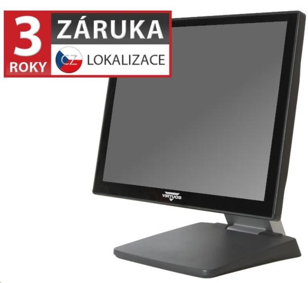 15"" LCD AerXmonitor XM-3015, dotyk., kapacit., USB