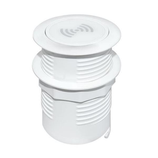 Solight bezdrátová 15W + USB A+C 20W PD výsuvná nabíječka,  bílá1