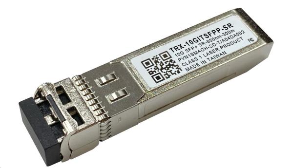 QNAP TRX-10GITSFPP-SR průmyslový optický SFP+ modul MM (850nm) 10 Gb/ s,  LC,  300m,  -40 až 85°C