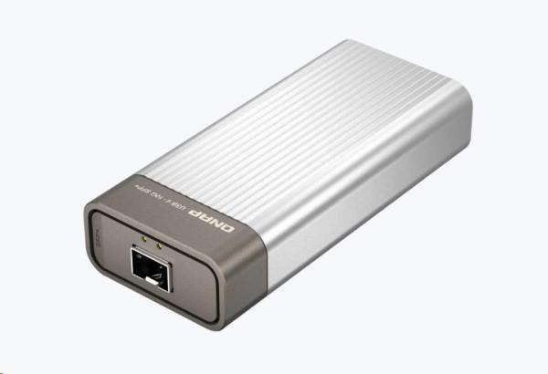 QNAP QNA-UC10G1SF adaptér USB-C/ Thunderbolt 4 na SFP+ (1xSFP+, 1xUSB-C4/ TB4, fanless)
