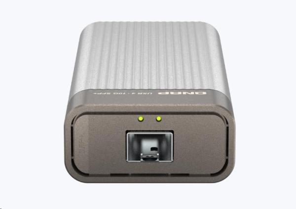 QNAP QNA-UC10G1SF adaptér USB-C/ Thunderbolt 4 na SFP+ (1xSFP+, 1xUSB-C4/ TB4, fanless)1