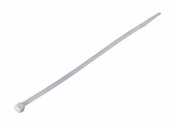 Solight vázací nylonové pásky,  barva natural,  100ks,  2, 5 x 100mm