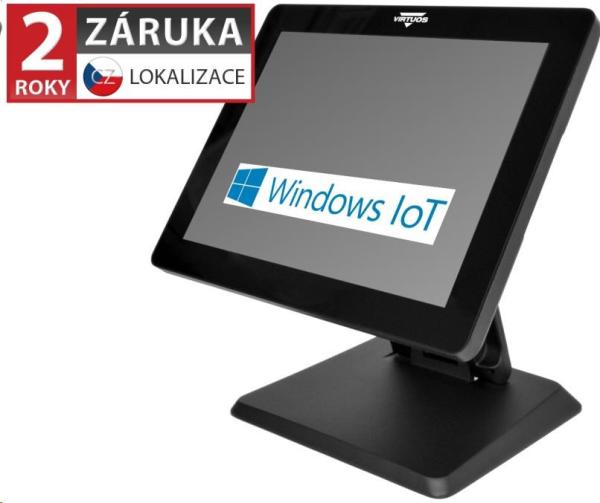 Virtuos BPOS BP-1588, 15" LCD LED, 400 cd/ m2, i3-1011U, 8 GB RAM, 256 GB SSD, Win11 IoT, čierny