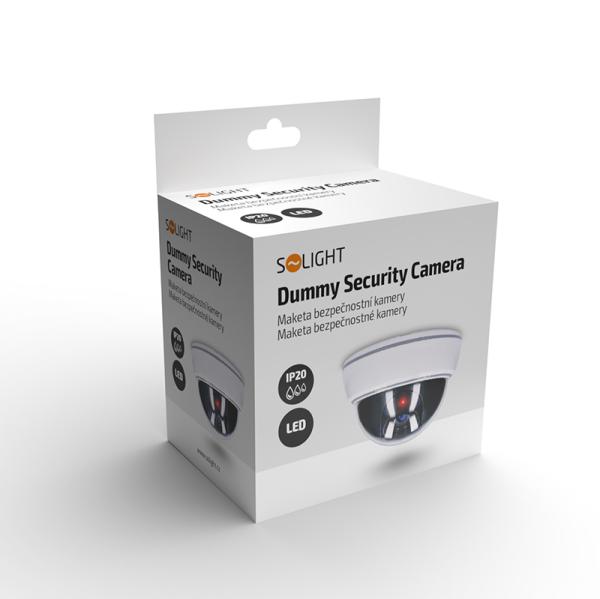 Solight maketa bezpečnostní kamery,  na strop,  LED dioda,  3 x AA5