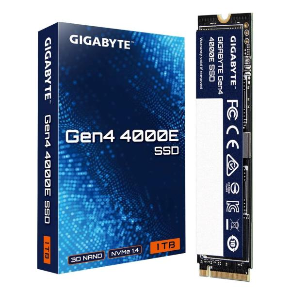 GIGABYTE SSD 1TB 4000E,  PCIe Gen4x4,  M.2 2280,  (R:4000MB/ s, W:3900MB/ s)3