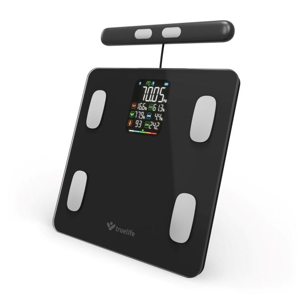 TrueLife FitScale W8 BT Black - osobní diagnostická bluetooth váha9
