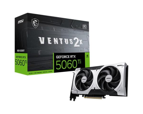 MSI GeForce RTX 5060 Ti VENTUS 2X PLUS/ OC/ 8GB/ GDDR7