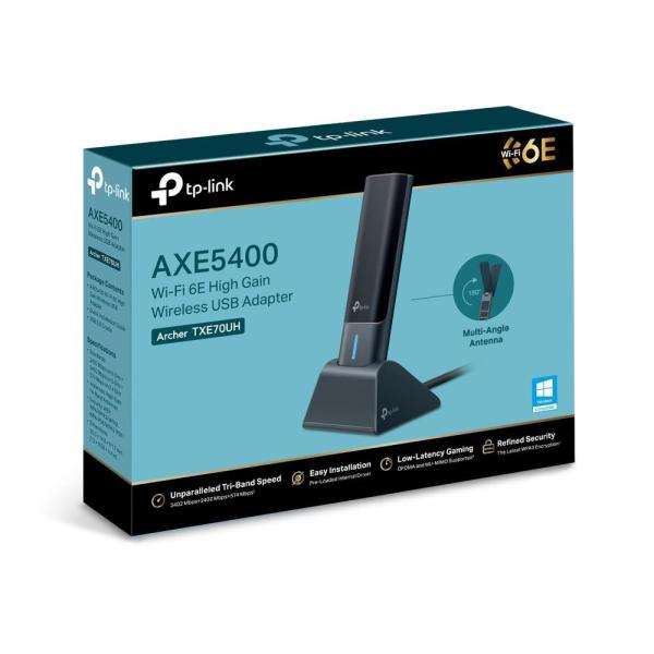 TP-Link Archer TXE70UH WiFi6E USB adapter (AXE5400, 2, 4GHz/ 5GHz/ 6GHz)4