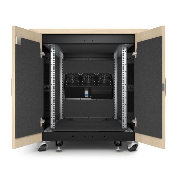 APC NetShelter Soundproof,  12U,  Server Rack Enclosure,  Maple2