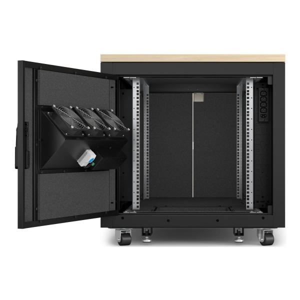 APC NetShelter Soundproof,  12U,  Server Rack Enclosure,  Maple4