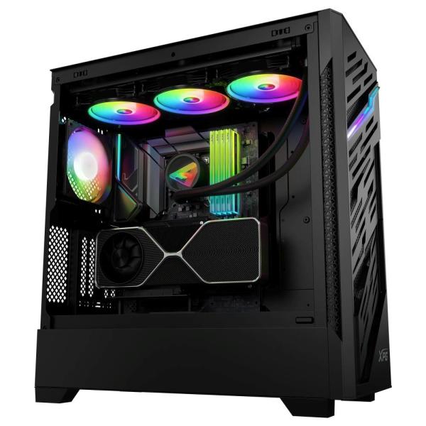 ADATA XPG case STARKER AIR BTF Mid-Tower,  bez zdroje,  4x 120mm ARGB,  Černá1