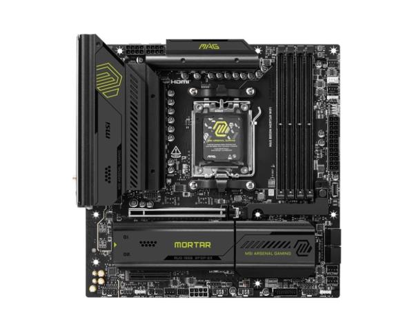 MSI MB Sc AM5 MAG B850M MORTAR WIFI,  AMD B850,  4xDDR5,  1xHDMI,  WiFi,  mATX3