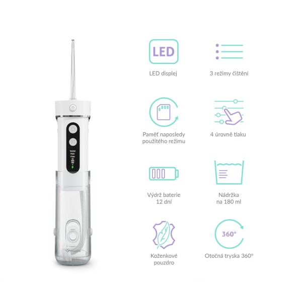 TrueLife AquaFloss Mini M50 - ústní sprcha - bílá3