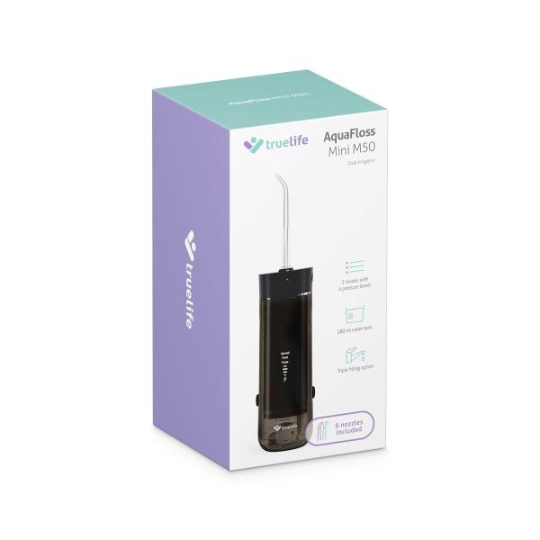TrueLife AquaFloss Mini M50 - ústní sprcha - černá10