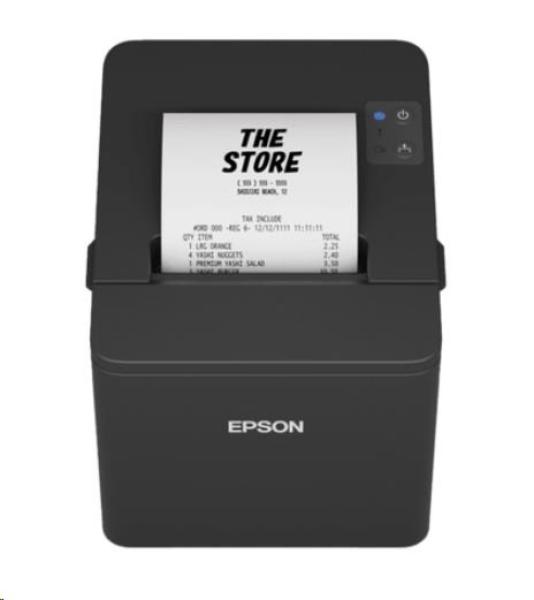 Epson TM-T20IV,  USB,  RS232,  LAN,  8 dots/ mm (203 dpi),  řezačka,  černá
