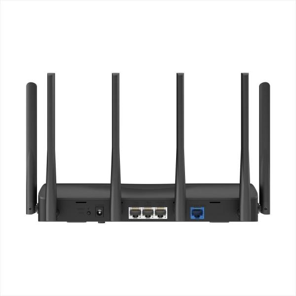 MERCUSYS MR37BE EasyMesh WiFi7 router (BE6500,  2, 4GHz/ 5GHz, 1x2, 5GbEWAN, 1x2, 5GbELAN, 2xGbE)0