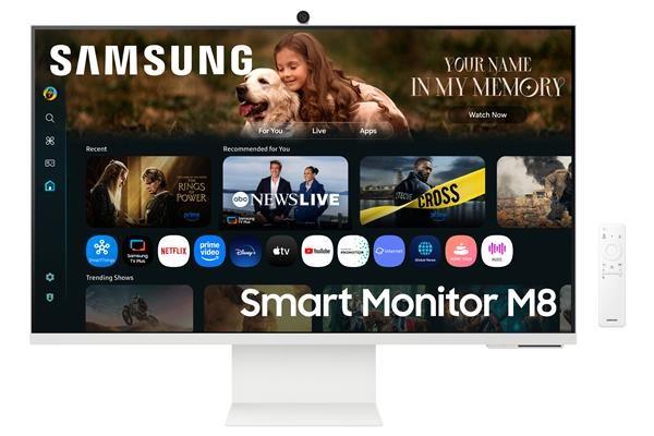 Samsung Smart Monitor/ M80F/ 32"/ VA/ 4K UHD/ 60Hz/ 4ms/ Biela/ 2R