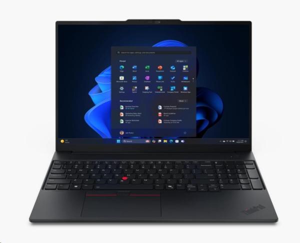 Lenovo ThinkPad E/ E16 Gen 3 (AMD)/ R7-250/ 16"/ WUXGA/ 16GB/ 512GB/ AMD int/ W11P/ Black/ 3R