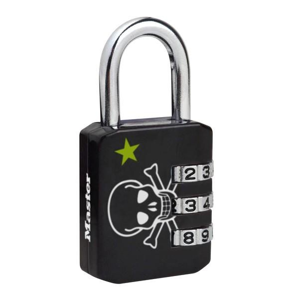 Master Lock Kombinační visací zámek  1509EURDSKULL - 30mm1