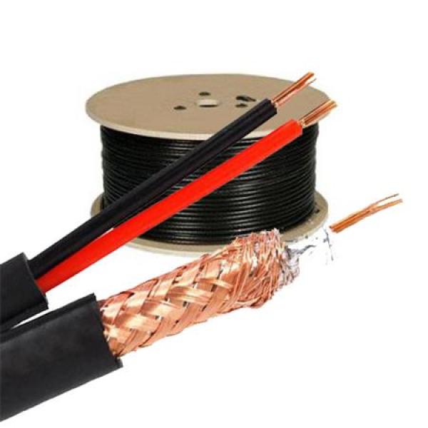 Veria Koaxiální kabel 75-3.7,  CU 0.81mm + 2xCU 0.9mm