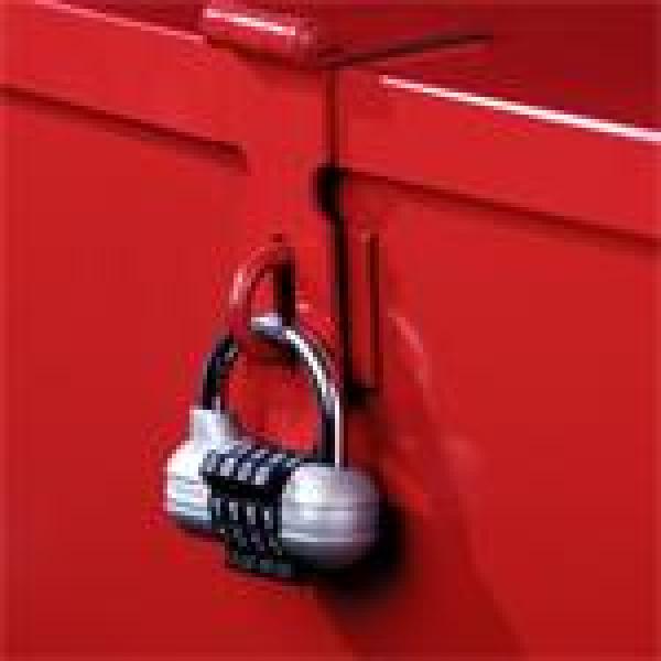 Master Lock Kombinační visací zámek horizontální 1520EURD -  - šedý2