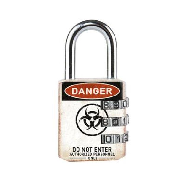 Master Lock Kombinační visací zámek  1509EURDWARN - 30mm