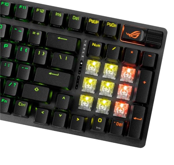 ASUS klávesnice ROG STRIX SCOPE II X,  mechanická,  drátová,  ROG NX Snow V2,  CZ/ SK8