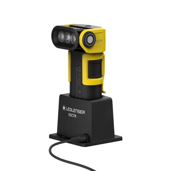 Ledlenser EXC7R svítilna pro práci v nebezpečném prostředí,  s nabíjecí stanicí