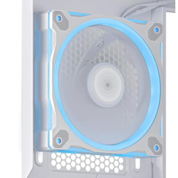 ASUS Case AP202 PRIME CASE,  mATX,  Průhledná bočnice,  3x 120mm ARGB Fan,  bílá9