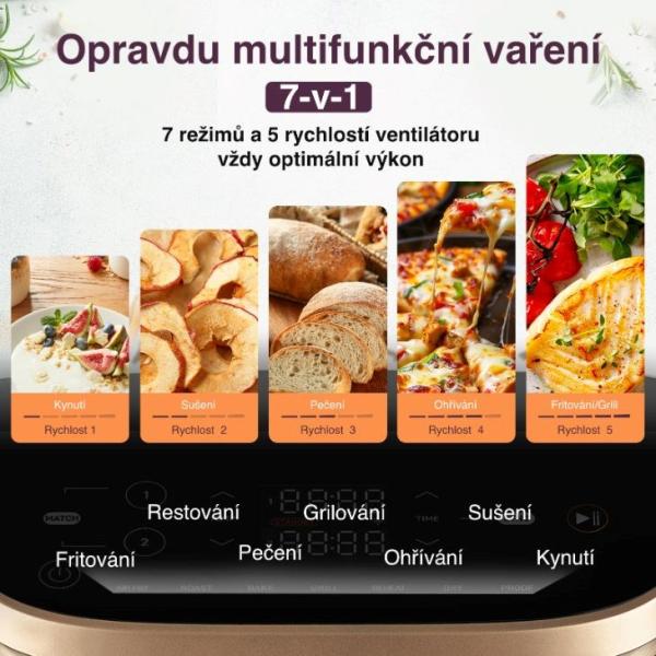 Cosori Turbo Tower Pro chytrá horkovzdušná fritéza 10, 8l černá5