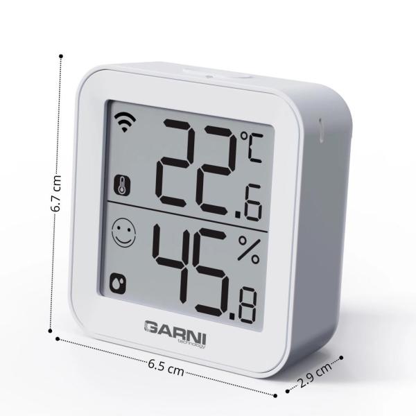 GARNI 158THT chytrý vnitřní teploměr s vlhkoměrem3