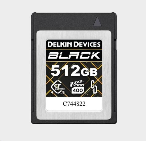 Delkin CFexpress 4.0 BLACK | Type B | R3600/ W3200 (VPG400) 512GB