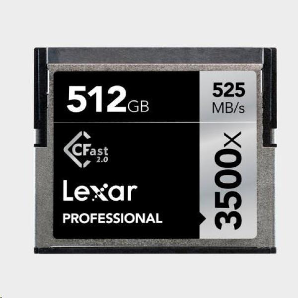 Lexar Pro 3500X Cfast (VPG-130) R525/ W445 512GB