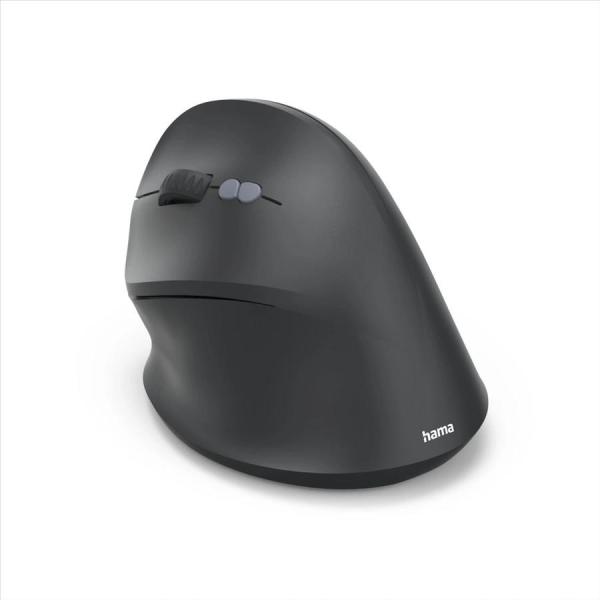 Hama vertikálna ergonomická bezdrôtová myš EWM-600L,  pre ľavákov,  nabíjacia,  čierna0