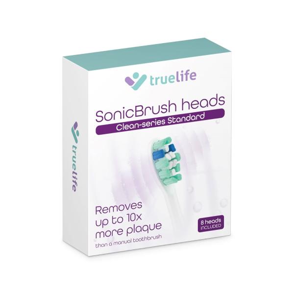 TrueLife SonicBrush Clean-series heads Standard white 8 pack3
