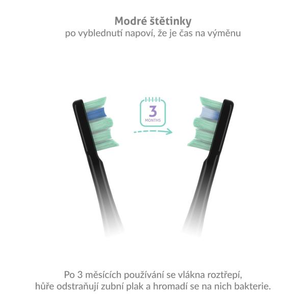 TrueLife SonicBrush Clean-series heads Standard black 8 pack2