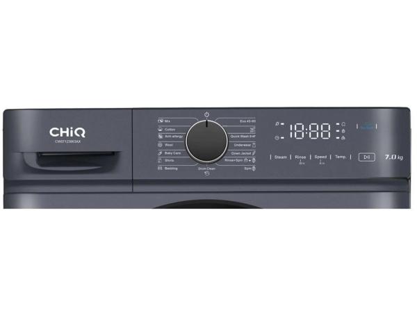 CHiQ Parní pračka 7 kg CHiQ CW07123863AX Steam Space Pro + 12 let záruka na motor3
