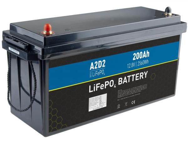 A2D2 batéria LiFePO4 12, 8V 200Ah M8 (REPT cells)