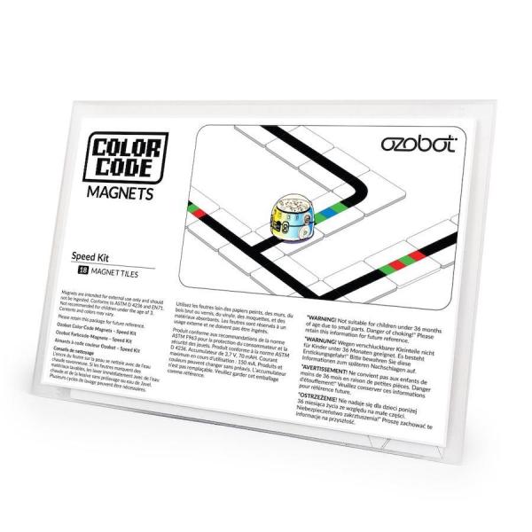 Ozobot sada magnetů s barevnými kódy pro ovládání rychlosti,  18 ks