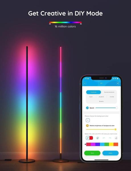 Govee RGBW Floor Lamp Lite stojací lampa Matter0