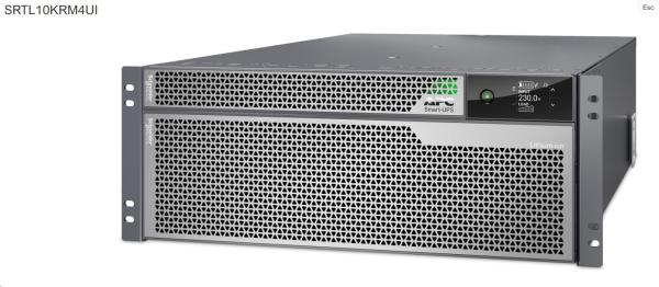 APC Smart-UPS Ultra On-Line 10000VA 10000W LI-Ion Rack/ Tower 4U,  230V,  6x C13,  4x C19,  2xC19 IEC,  raidl,  kit,  Network Ca