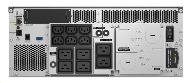 APC Smart-UPS Ultra On-Line 10000VA 10000W LI-Ion Rack/ Tower 4U,  230V,  6x C13,  4x C19,  2xC19 IEC,  raidl,  kit,  Network Ca2
