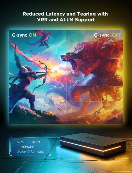 Govee AI Sync Box Kit 2 Smart sada PC osvětlení 27-34" + LED panely2