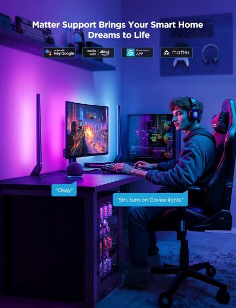Govee AI Sync Box Kit 2 Smart sada PC osvětlení 27-34" + LED panely5
