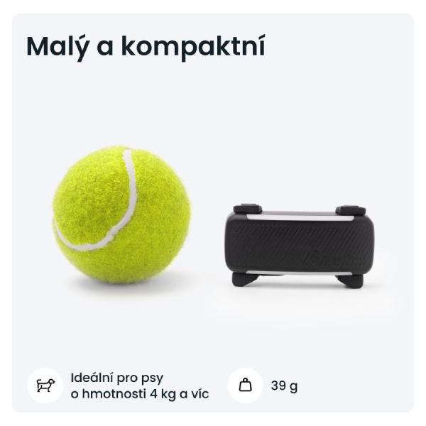 Tractive DOG 6 – GPS lokátor pro psy a monitor zdraví,  černý3