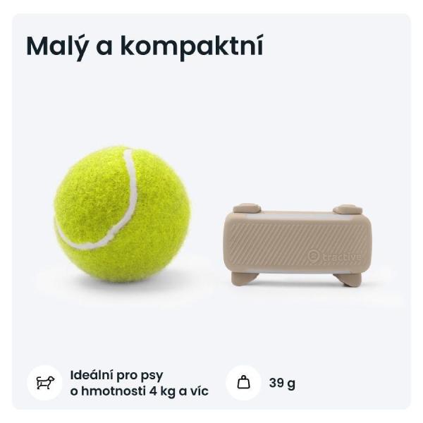 Tractive DOG 6 – GPS lokátor pro psy a monitor zdraví,  hnědý6
