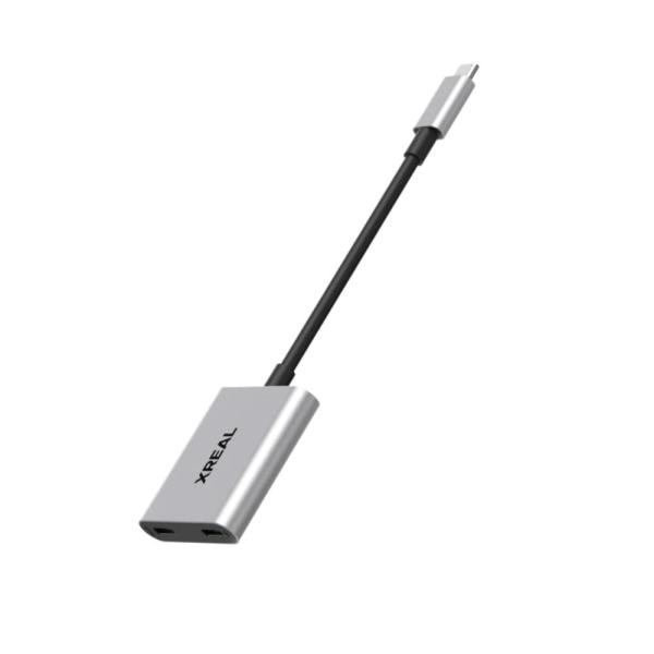 XREAL Dokovací stanice USB-C,  45W,  Pro XREAL Brýle,  šedá