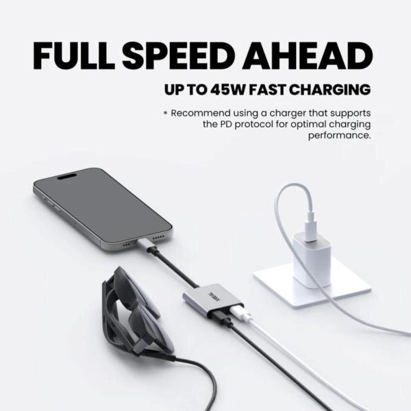 XREAL Dokovací stanice USB-C,  45W,  Pro XREAL Brýle,  šedá3
